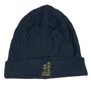 Coal‎ Beanie Hat The Winslow Adult Black Cuff Winter Ski Snowboard Outdoor Eco